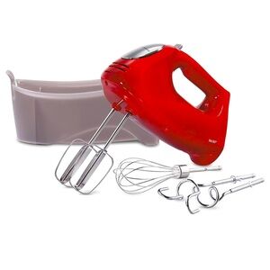 Hamilton Beach electric hand mixer red 5 piece